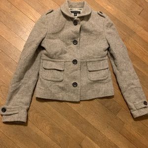 Banana Republic - perfect condition grey wool coat